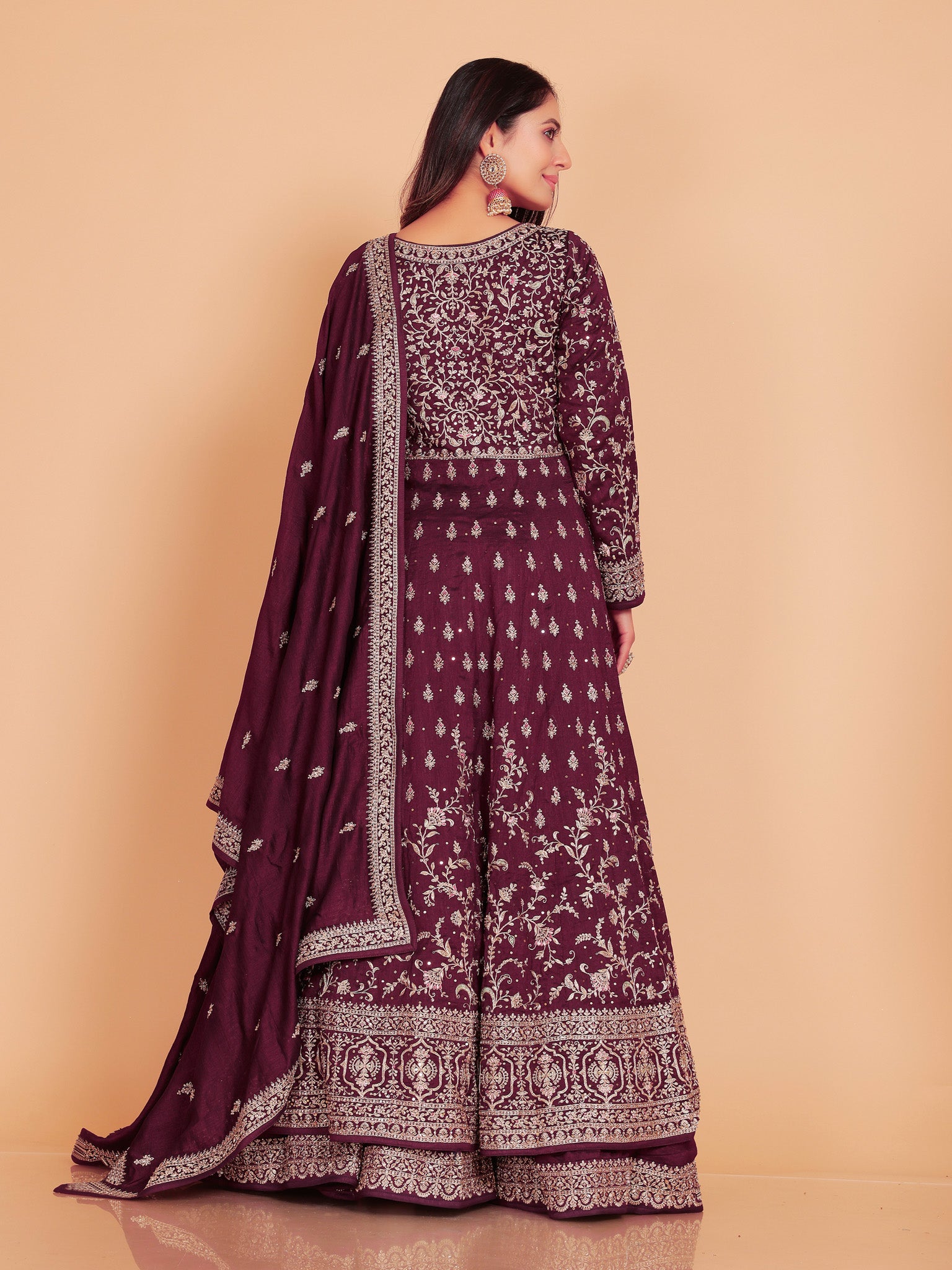 Ziya Long Top Lehenga