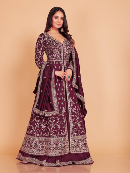 Ziya Long Top Lehenga