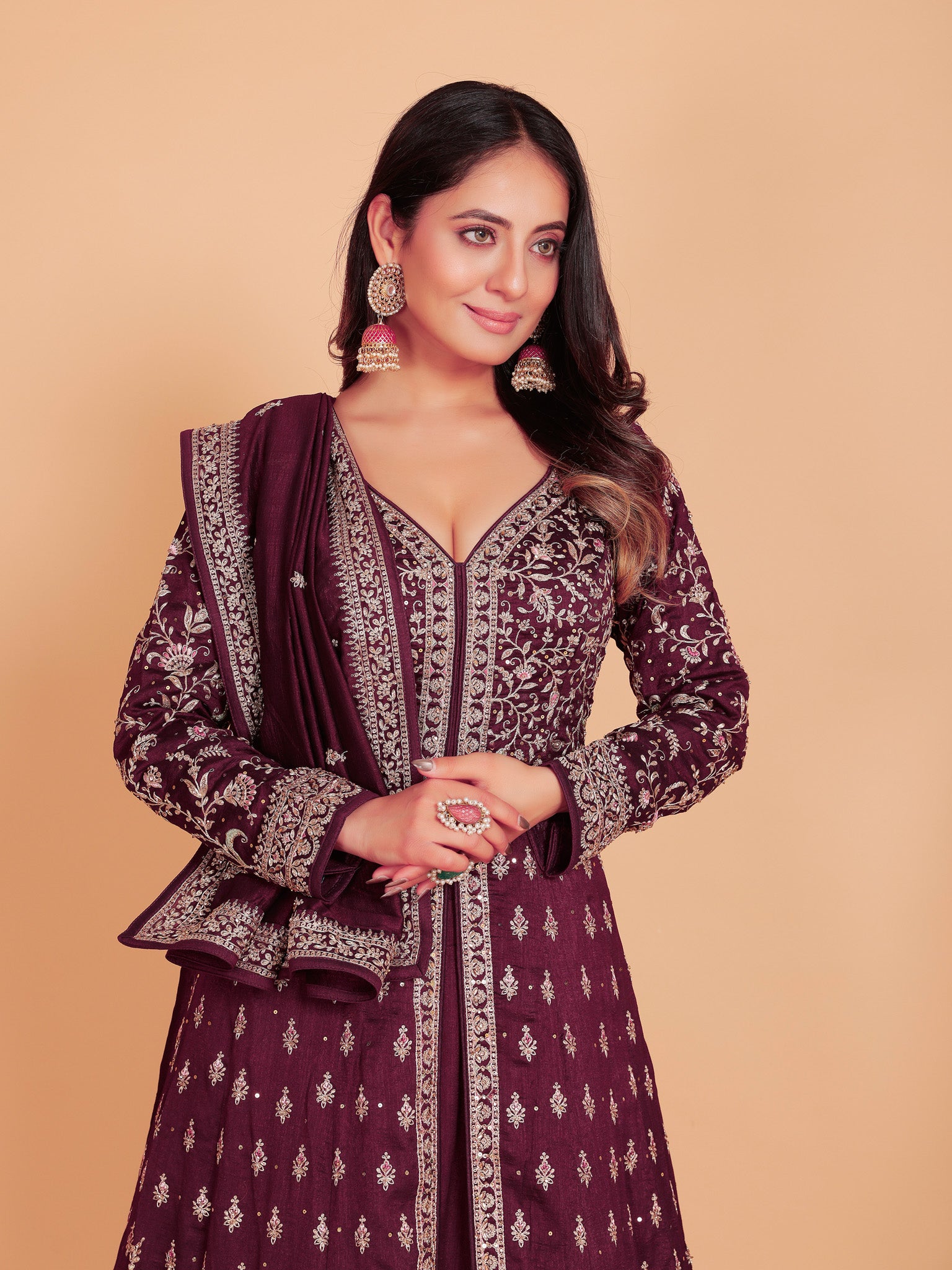 Ziya Long Top Lehenga