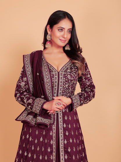 Ziya Long Top Lehenga