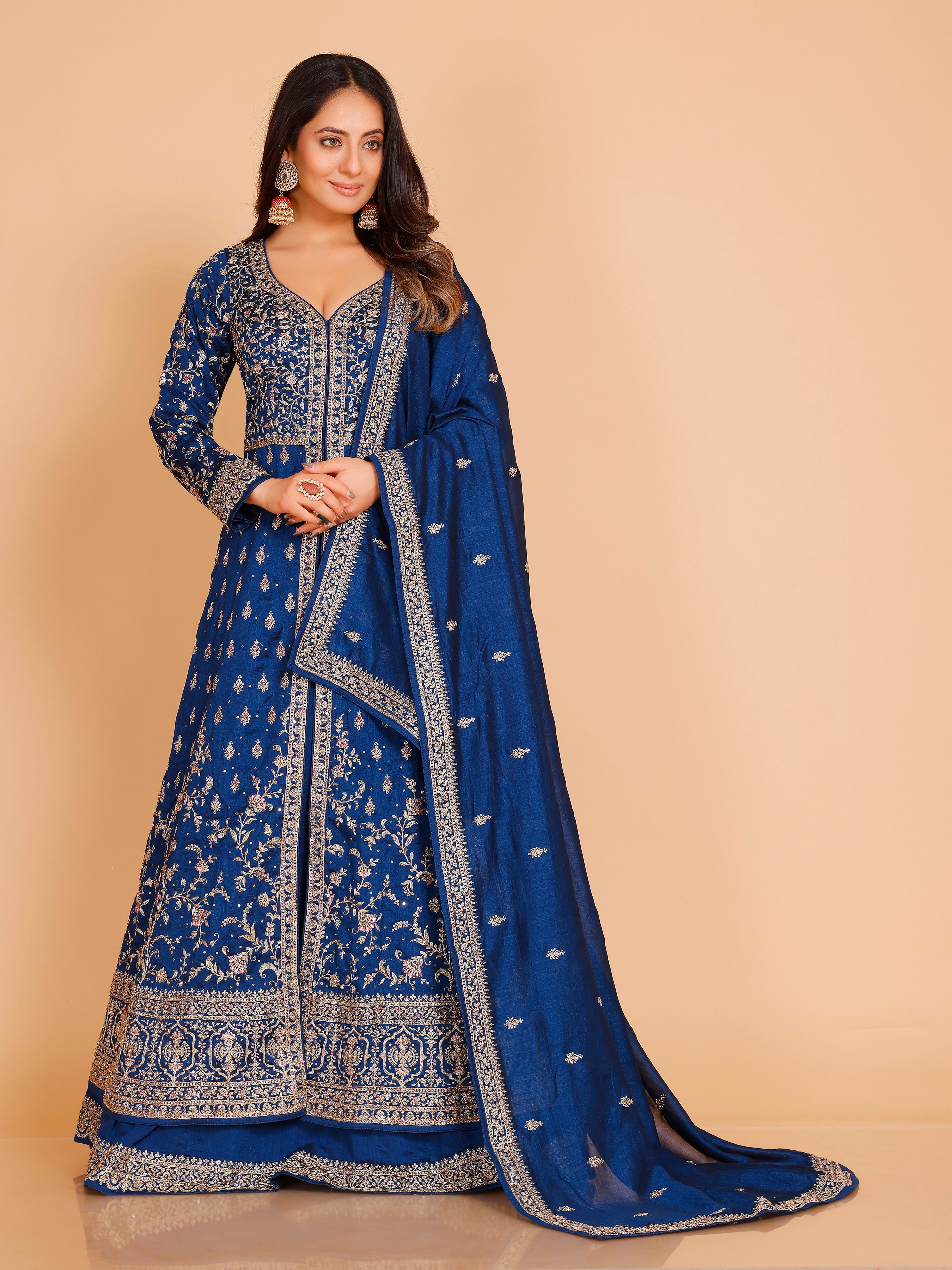 Ziya Long Top Lehenga