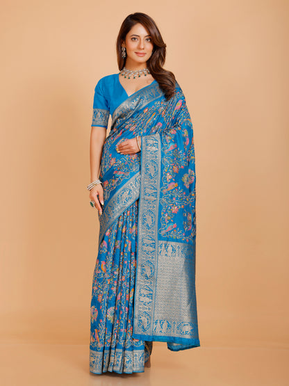 Ramya Silk Embroidered Saree
