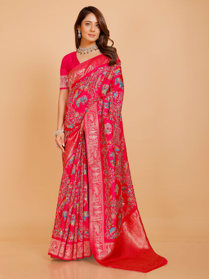 Ramya Silk Embroidered Saree