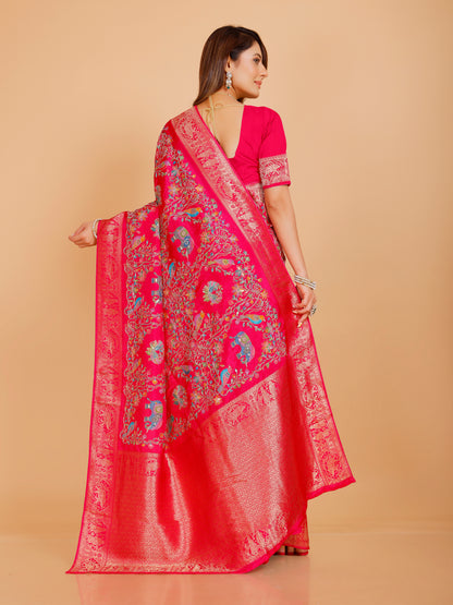 Ramya Silk Embroidered Saree