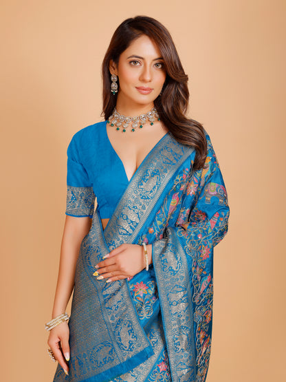 Ramya Silk Embroidered Saree