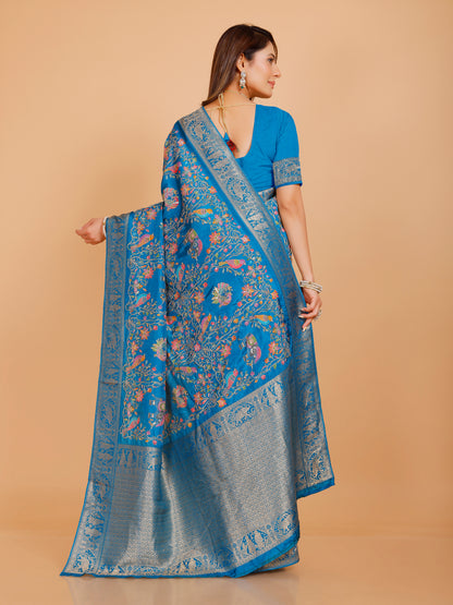 Ramya Silk Embroidered Saree