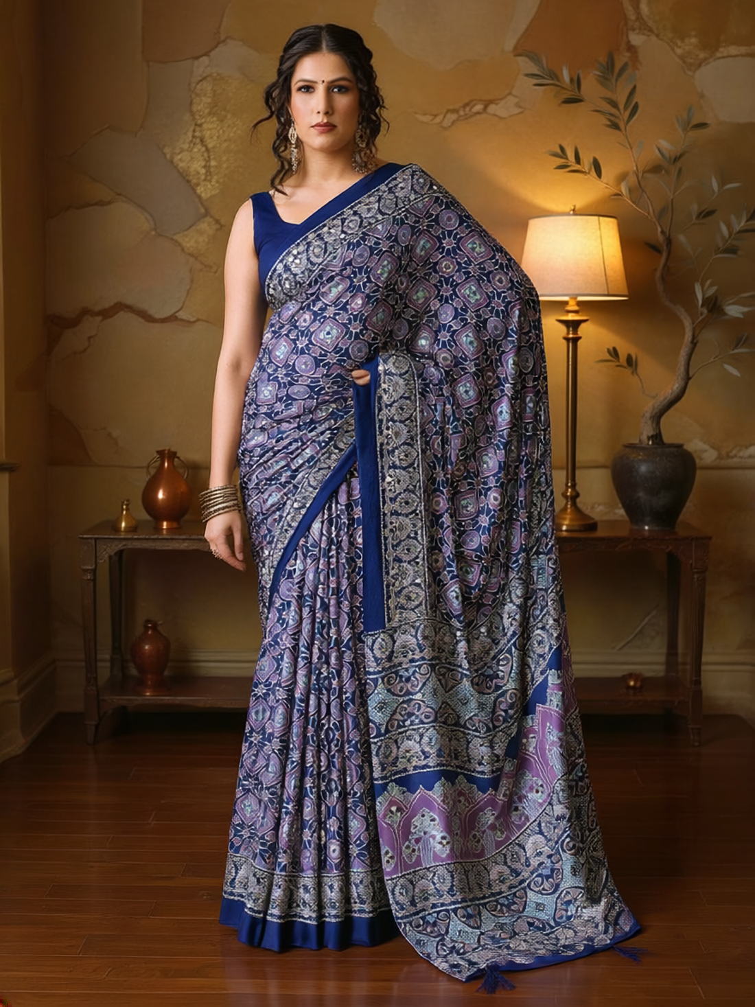 Kreena Silk Printed Saree
