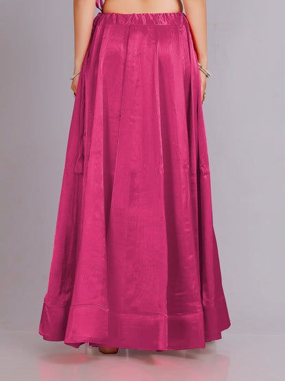 Ladies Silk Plain Skirt 36,40,44