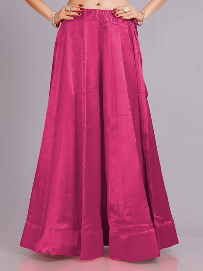 Ladies Silk Plain Skirt 36,40,44