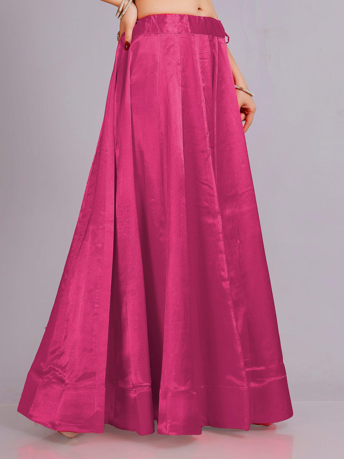 Ladies Silk Plain Skirt 36,40,44