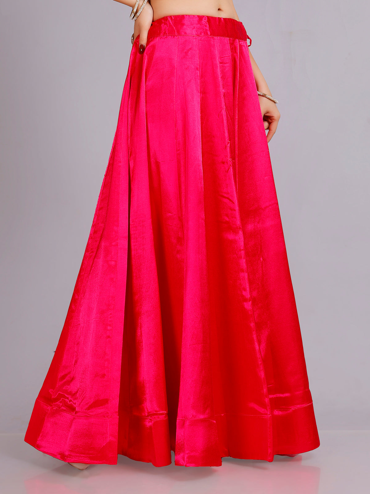 Ladies Silk Plain Skirt 36,40,44
