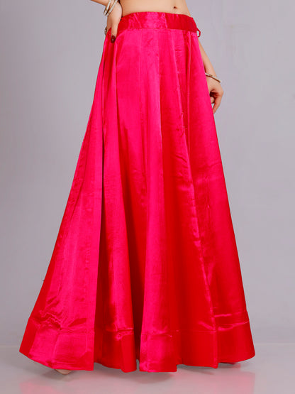 Ladies Silk Plain Skirt 36,40,44