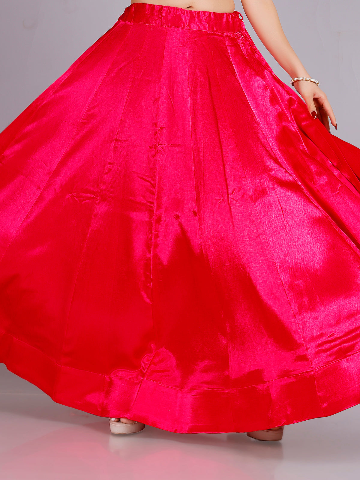 Ladies Silk Plain Skirt 36,40,44