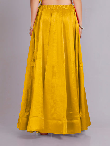 Ladies Silk Plain Skirt 36,40,44