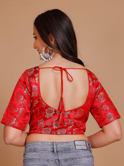 Brocade Silk Blouse