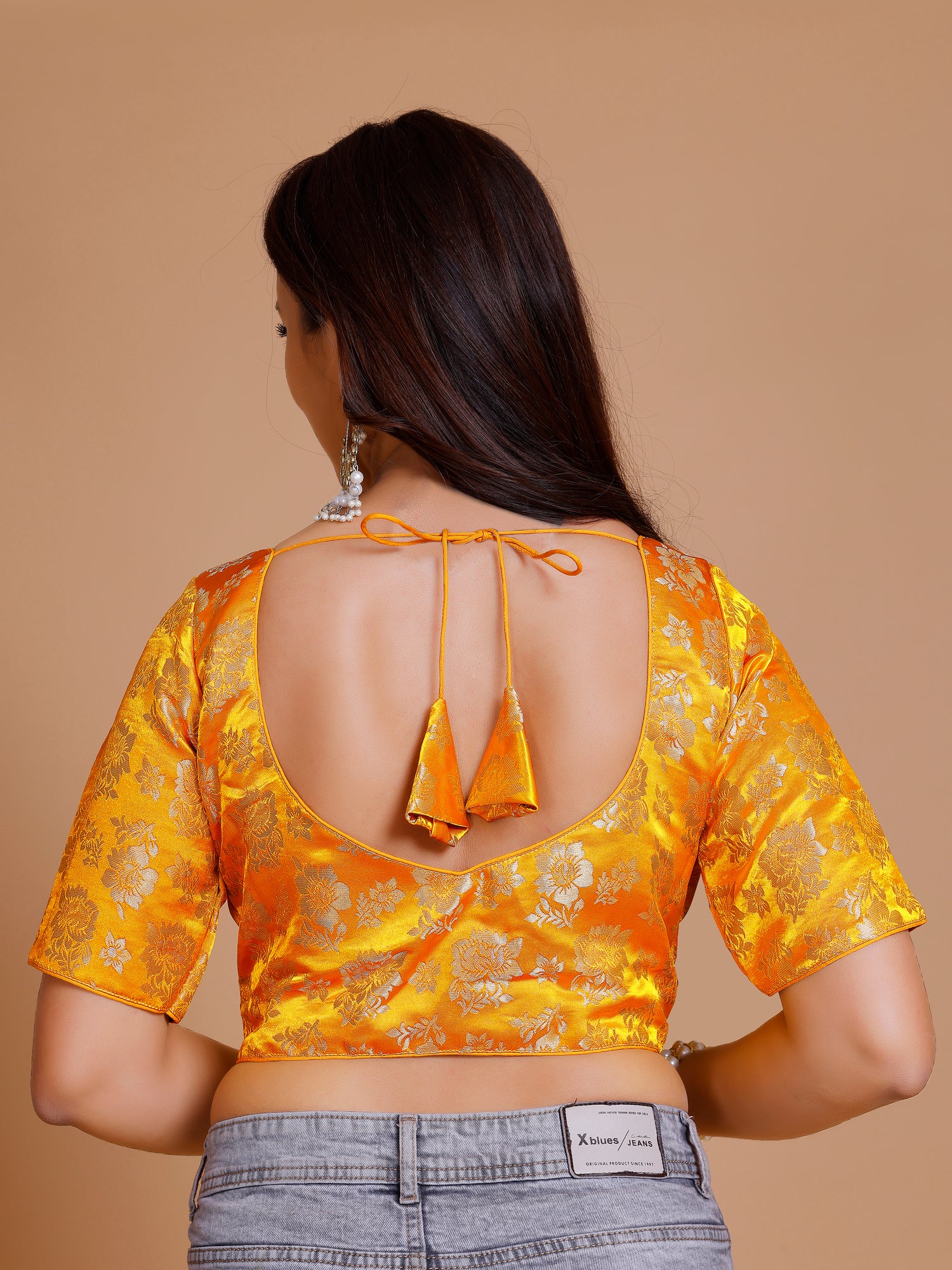 Brocade Silk Blouse