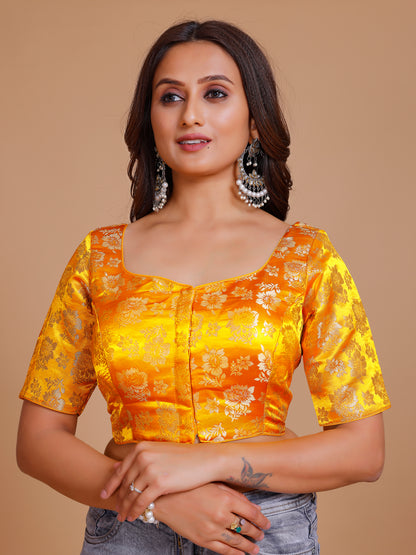 Brocade Silk Blouse