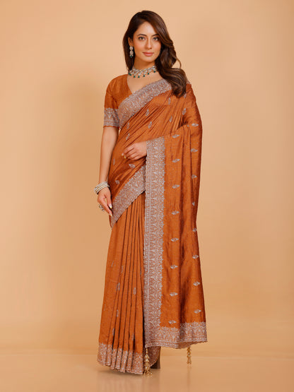 Vanshika Silk Zari Saree