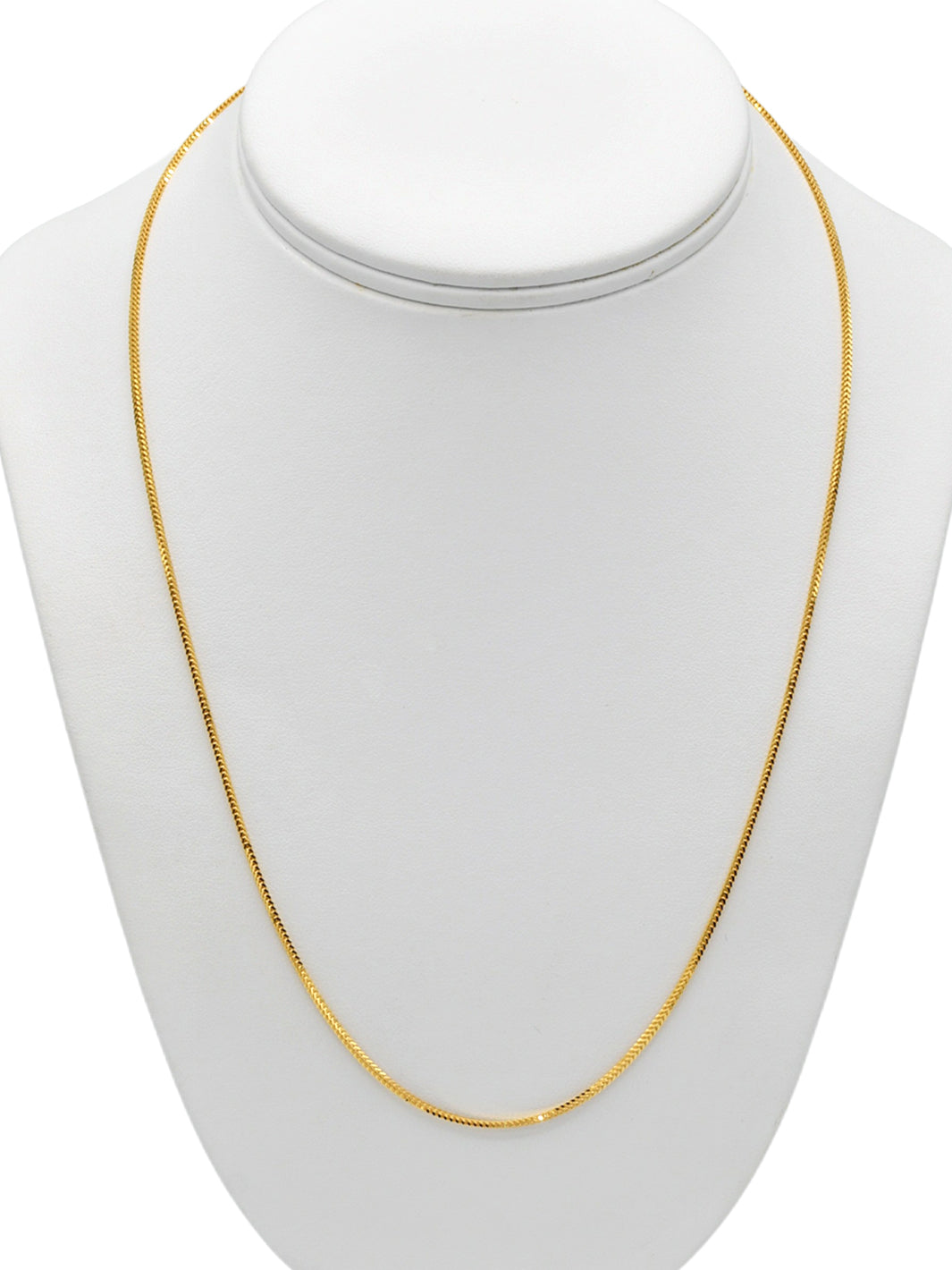 22ct Gold Fox Tail Chain - 50 cm