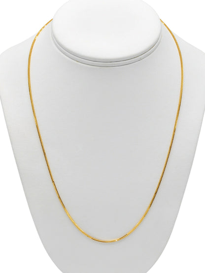 22ct Gold Fox Tail Chain - 50 cm