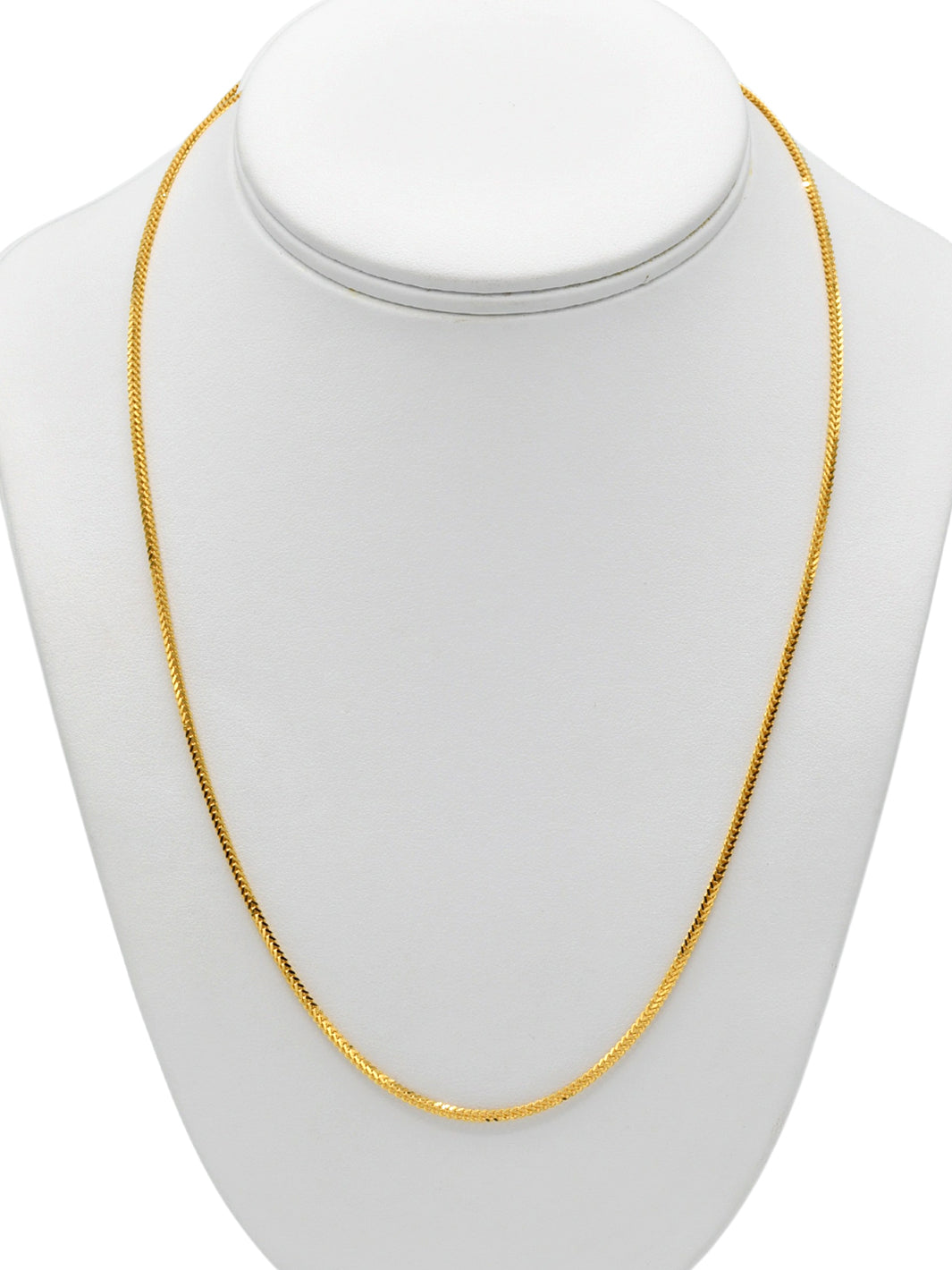 22ct Gold Fox Tail Chain - 55 cm