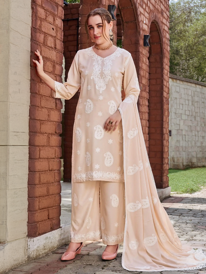 Ivana Rayon Palazzo Suit
