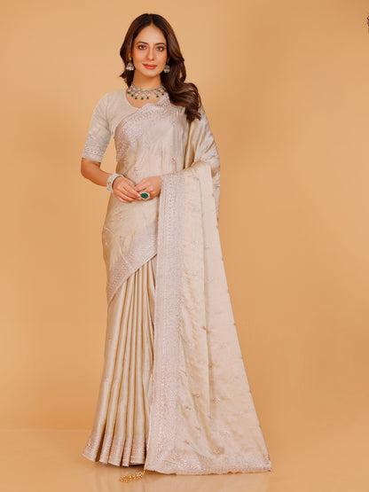 Aadhya Silk Embroidered Saree