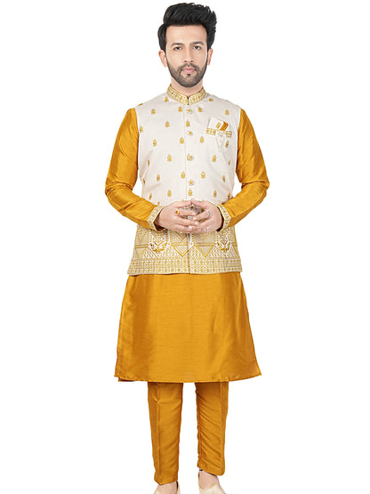 Mens Kurta Set With Jacket