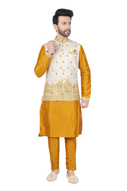 Mens Kurta Set With Jacket