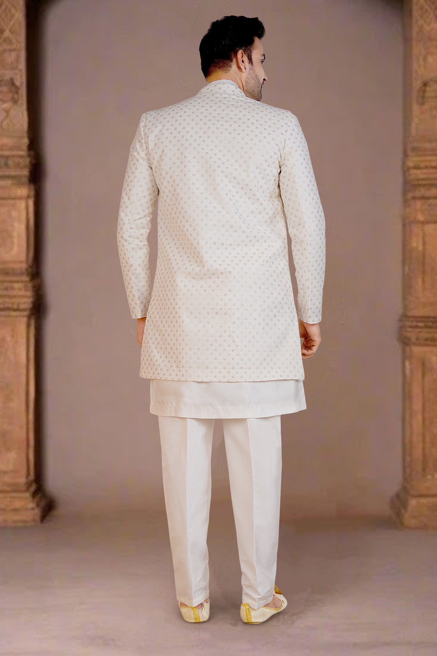 Mens Kurta Set With Jacket