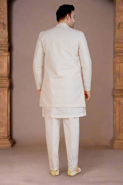 Mens Kurta Set With Jacket