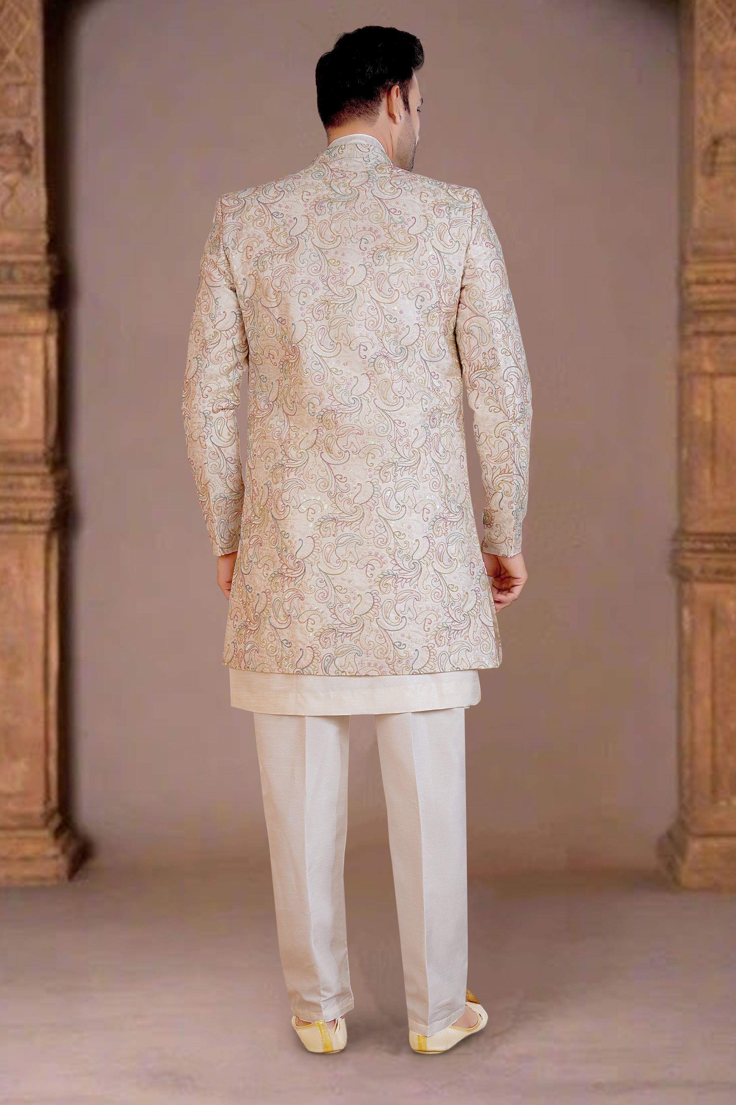 Mens Kurta Set With Jacket