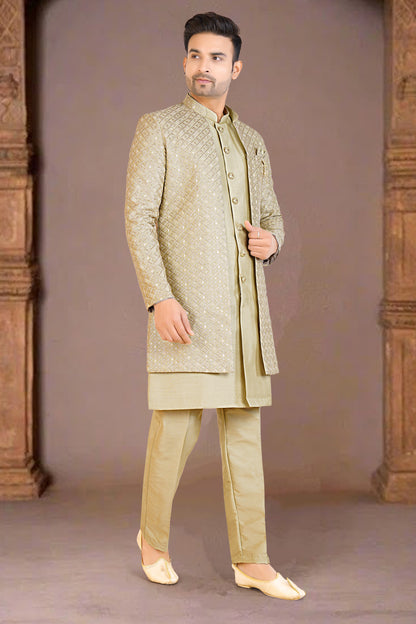 Mens Kurta Set With Jacket