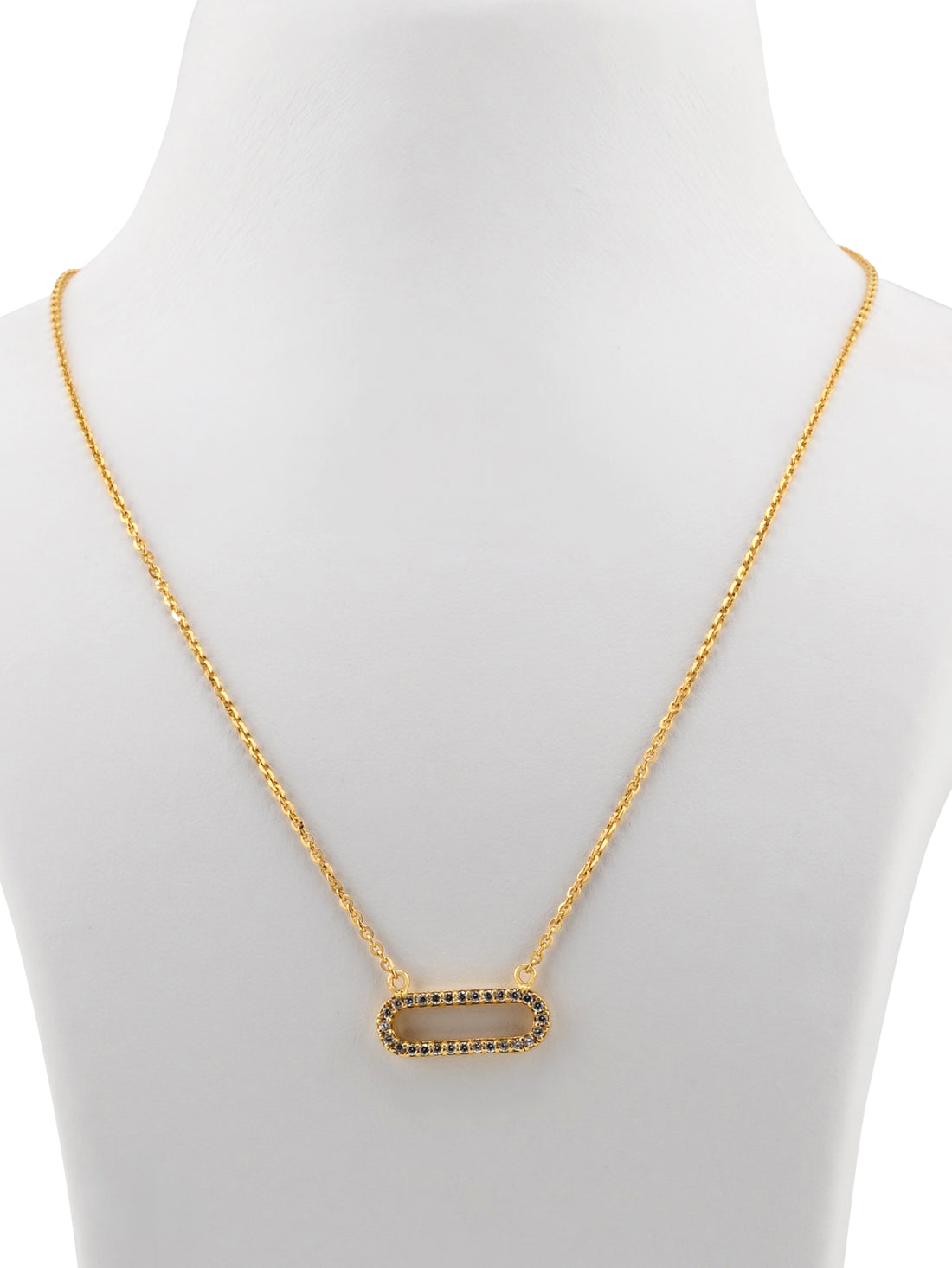 22ct Gold CZ Necklace Set