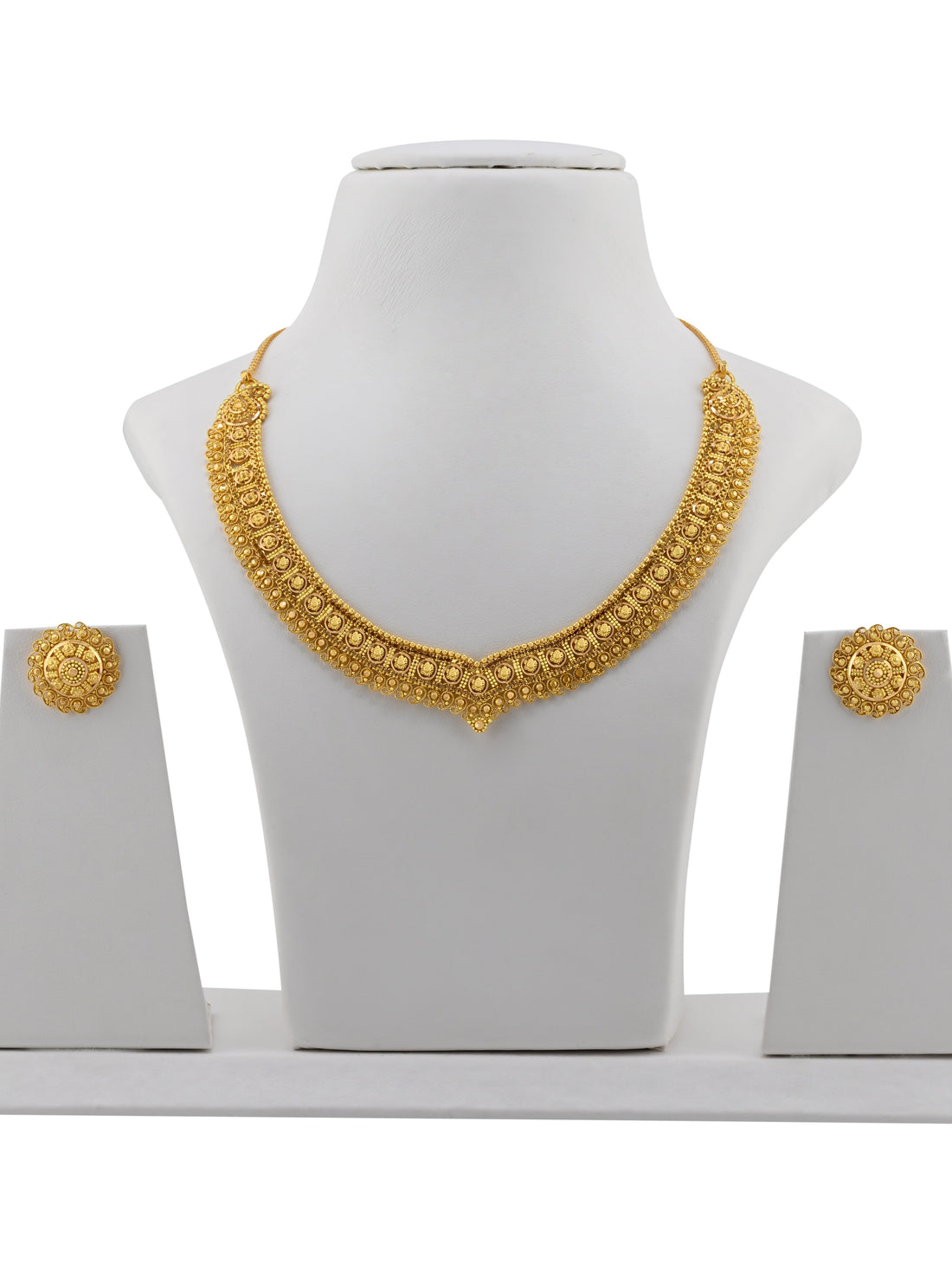 22ct Gold Choker Necklace Set
