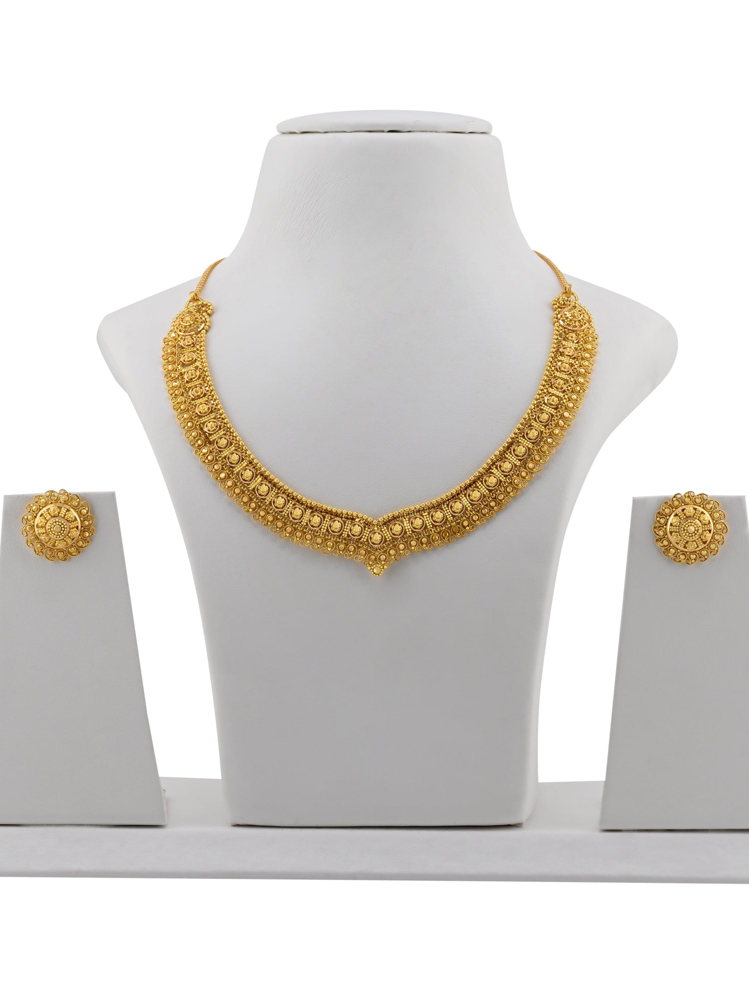 22ct Gold Choker Necklace Set