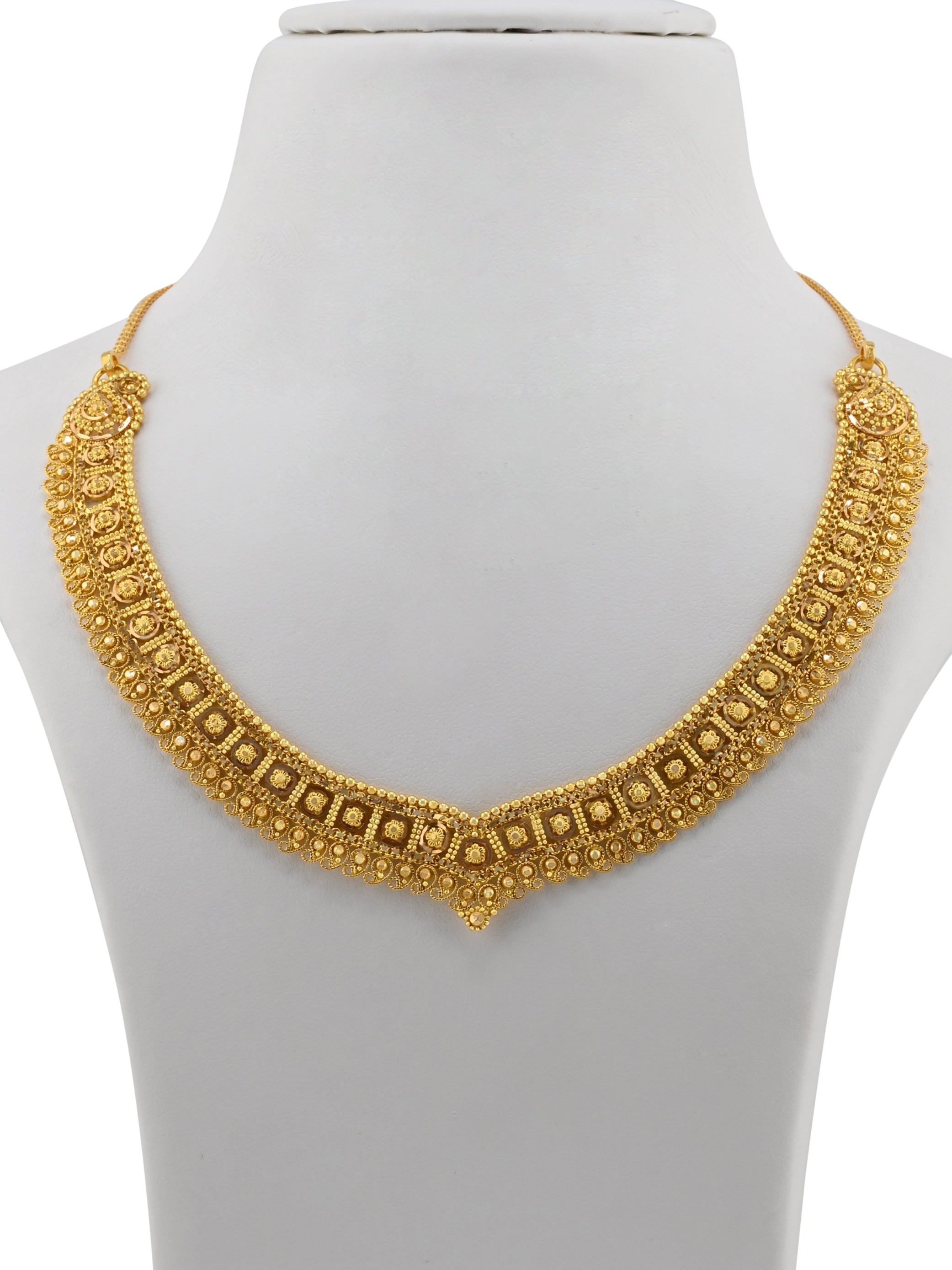 22ct Gold Choker Necklace Set