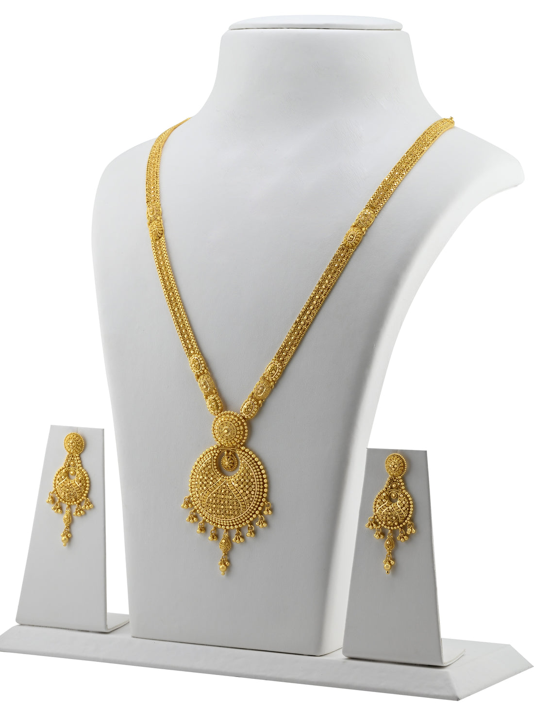 22ct Gold Long Necklace Set