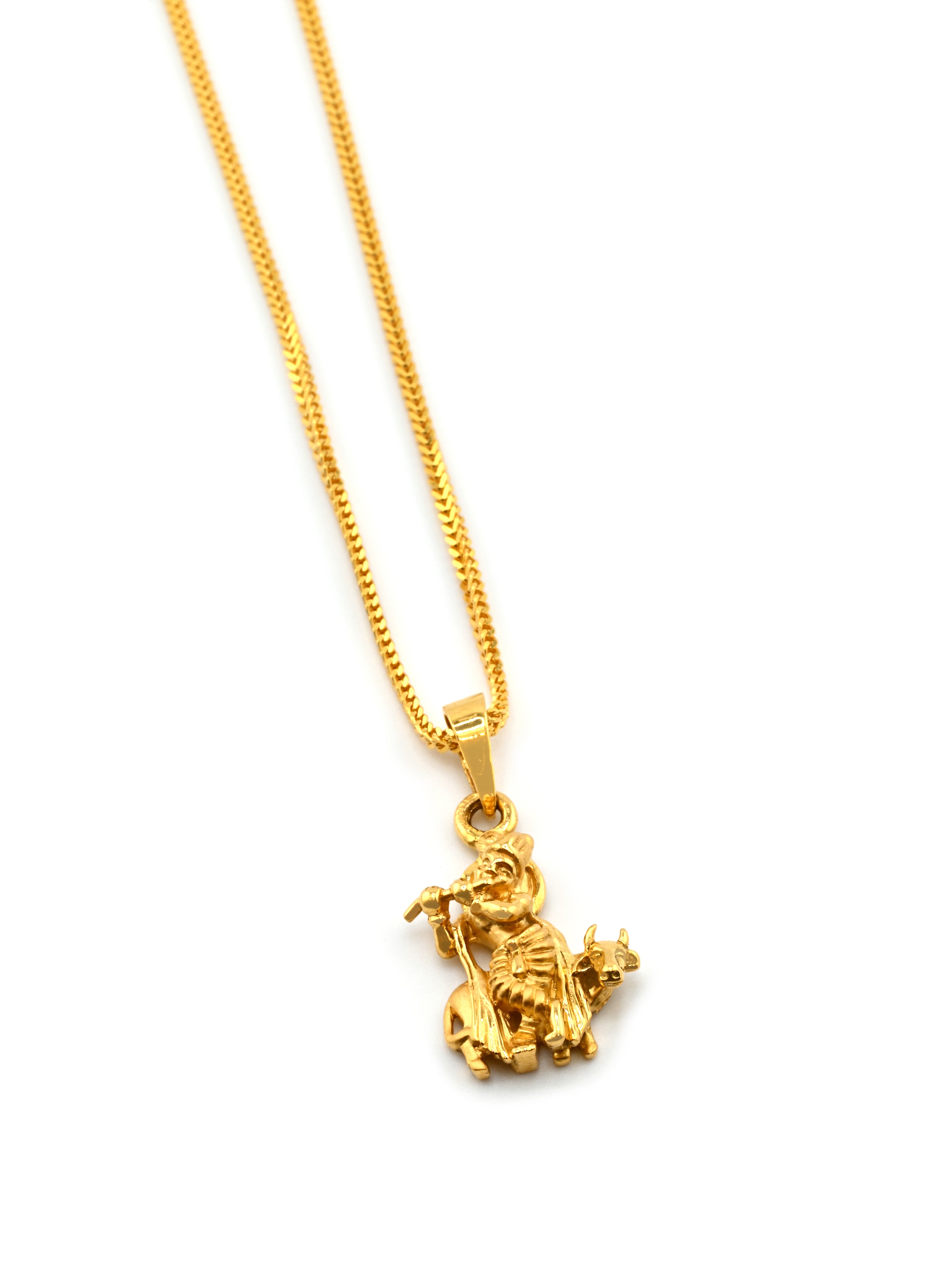 22ct Gold Krishna Pendant