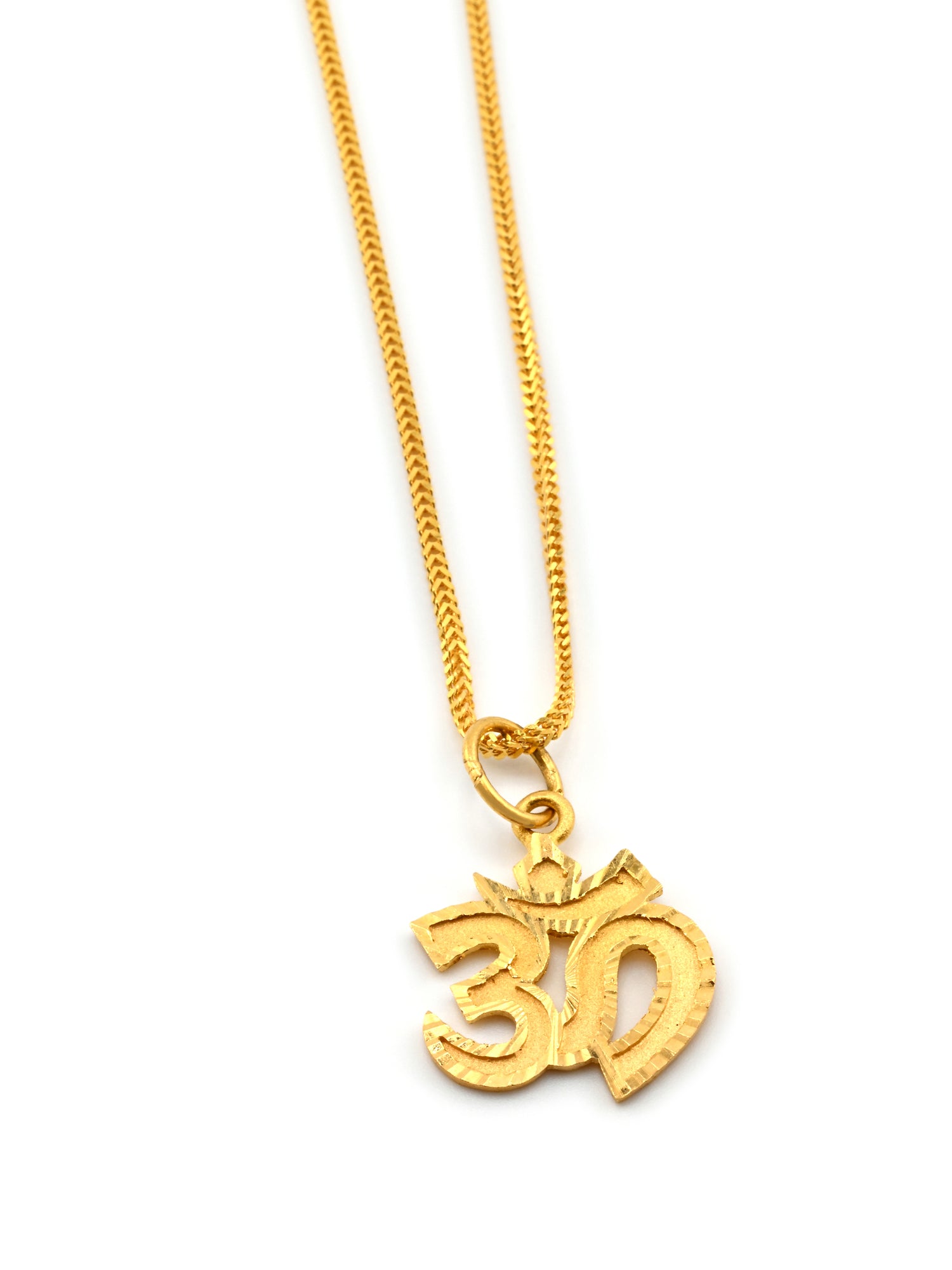 22ct Gold Om Pendant