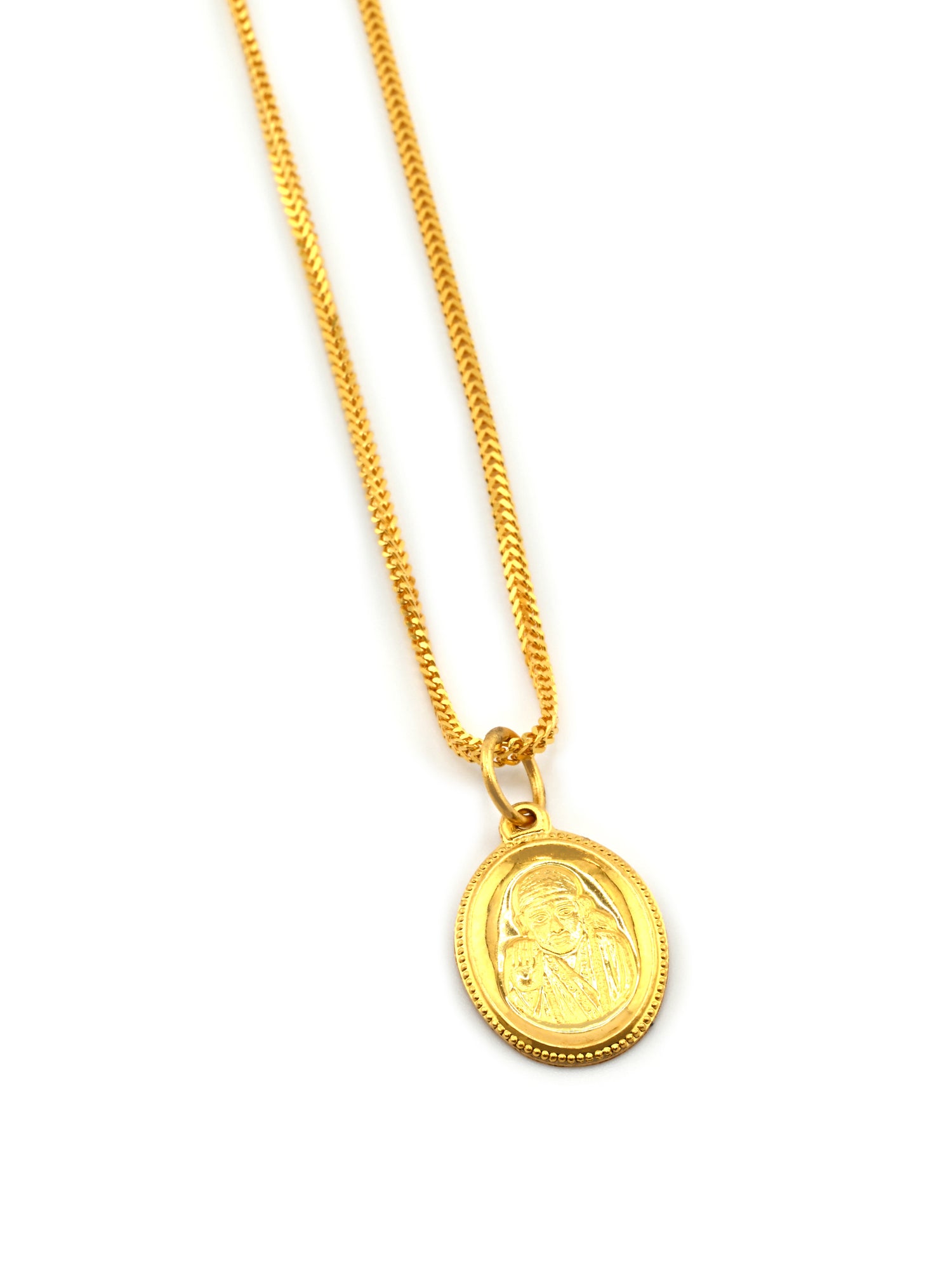 22ct Gold Sai Baba Pendant