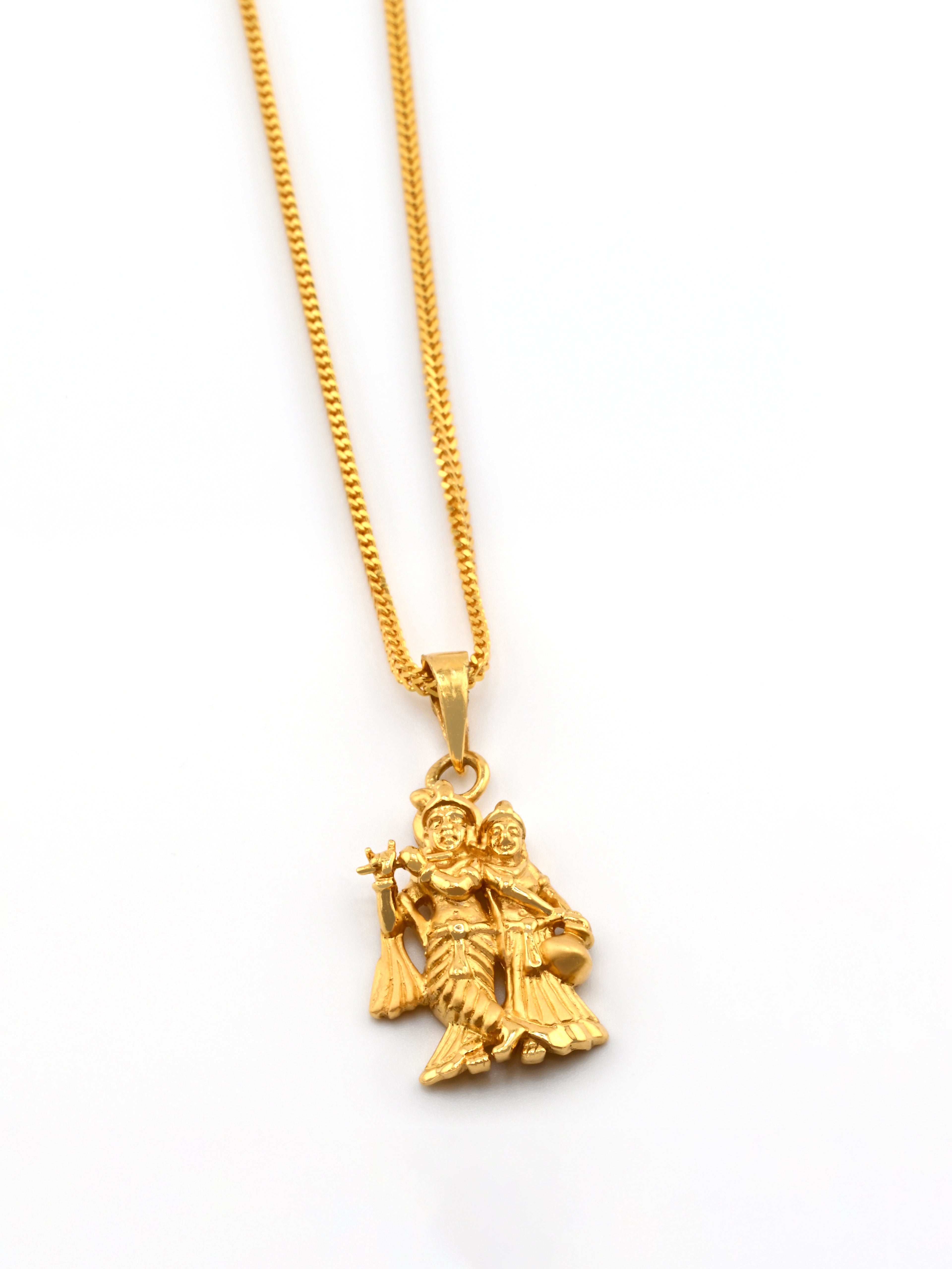 22ct Gold Radhe Krishna Pendant