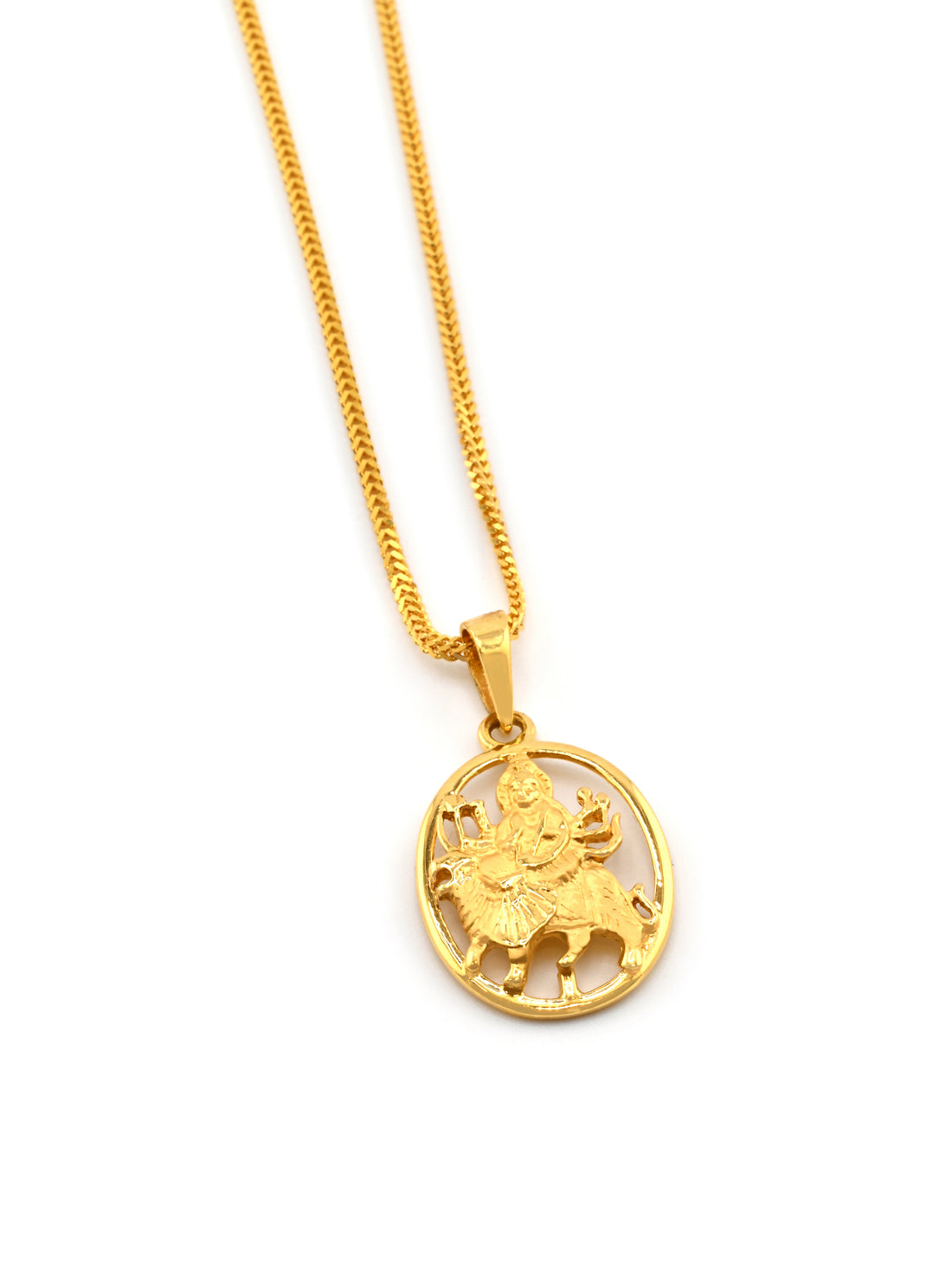 22ct Gold Durga Mata Pendant