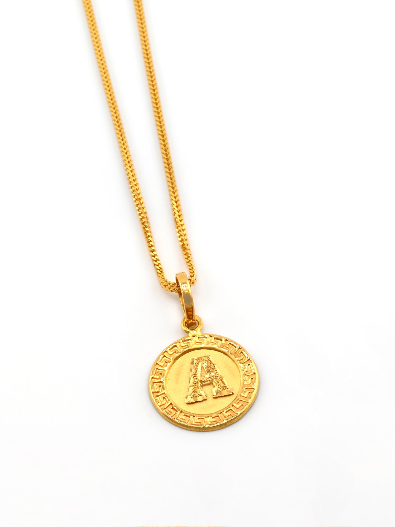22ct Gold "A" Pendant