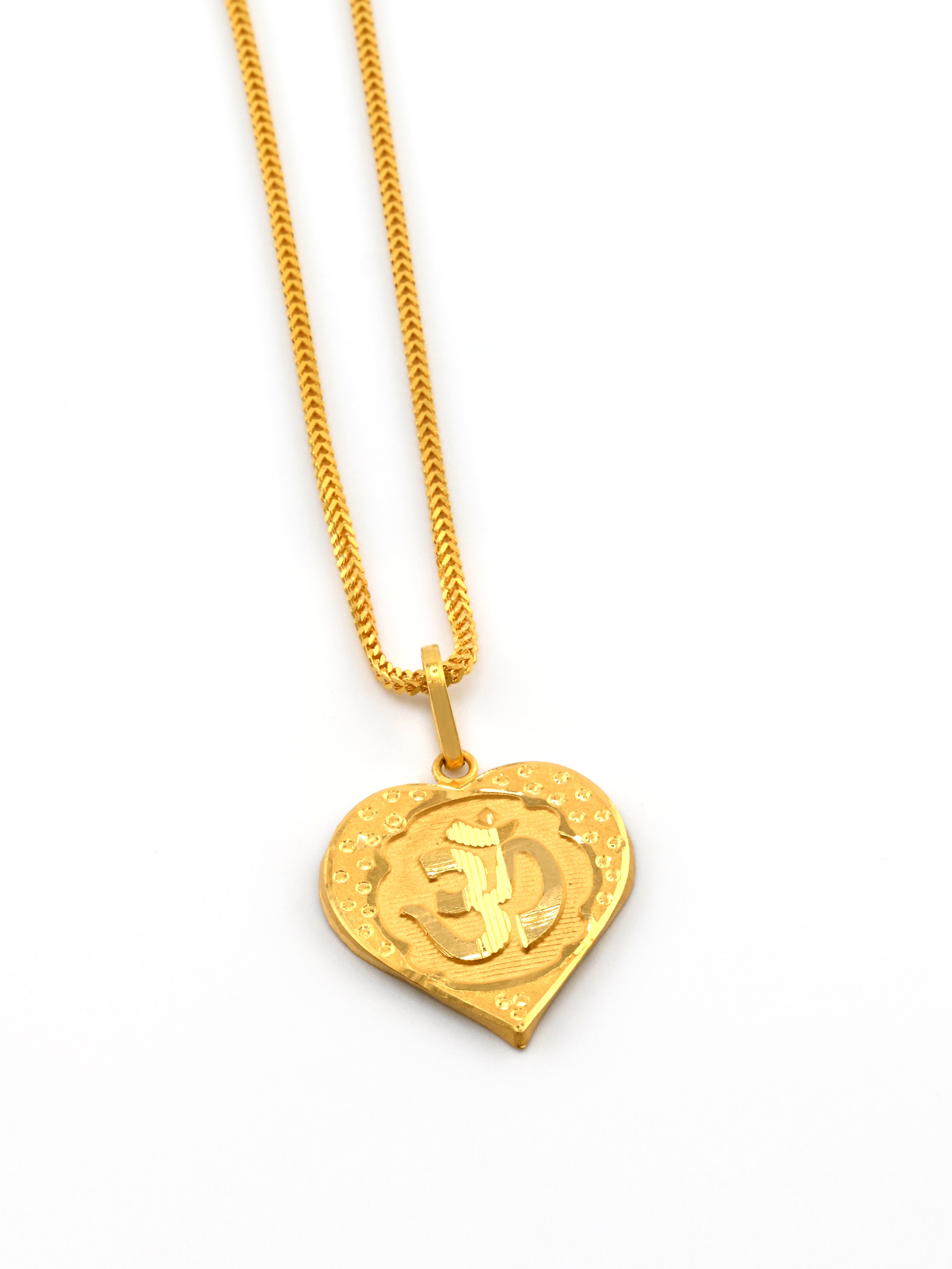 22ct Gold Om Pendant