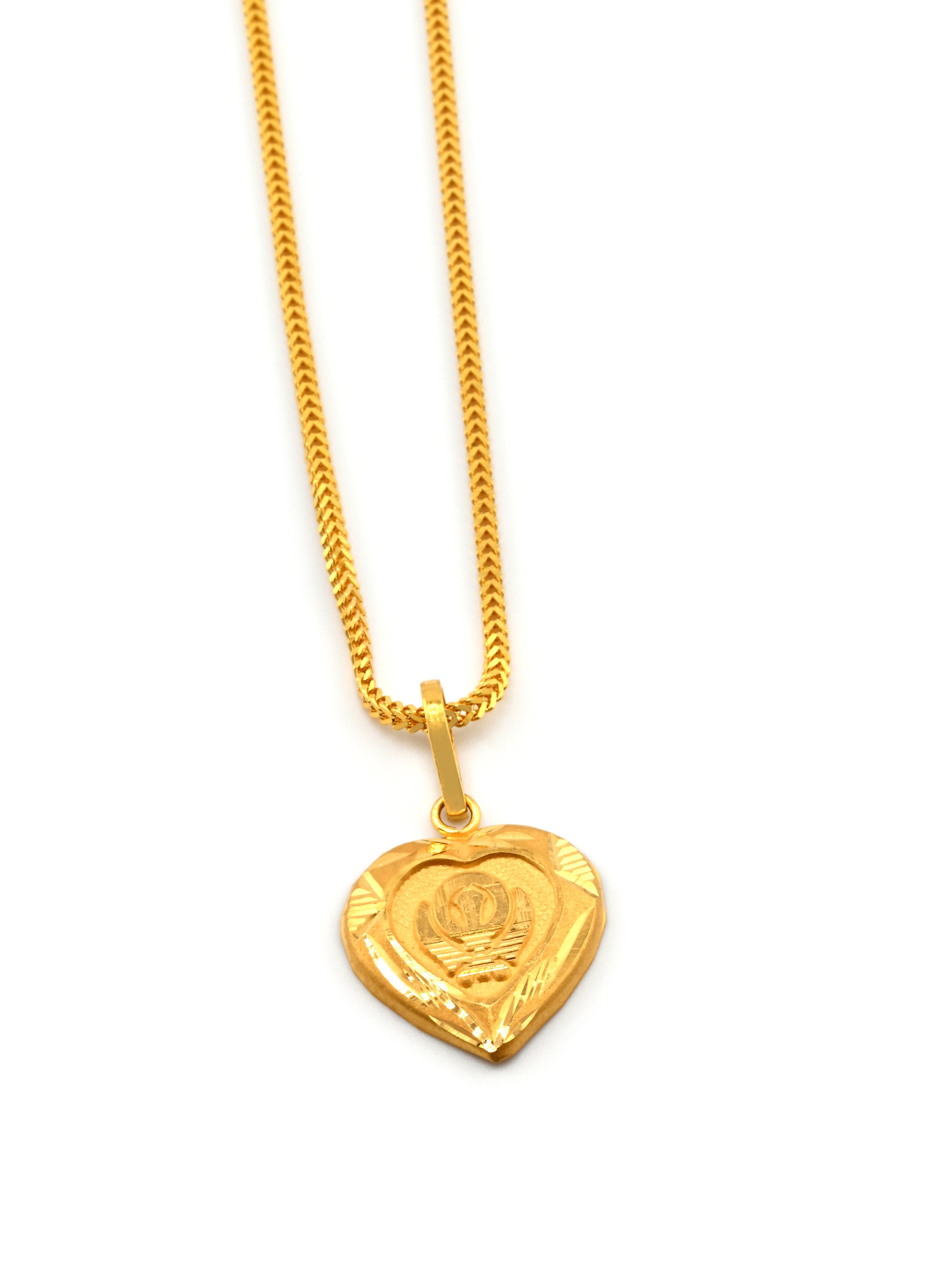 22ct Gold Khanda Pendant
