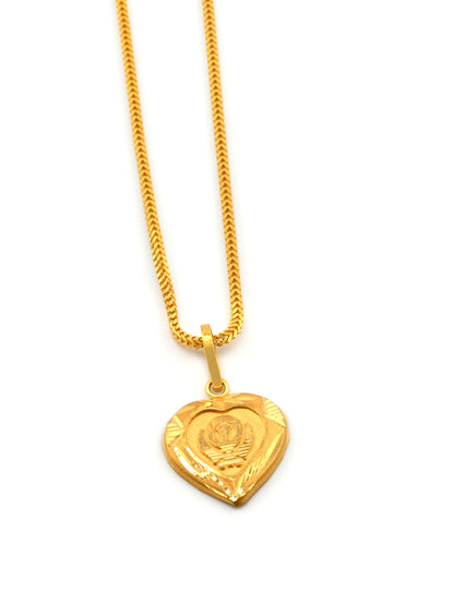 22ct Gold Khanda Pendant