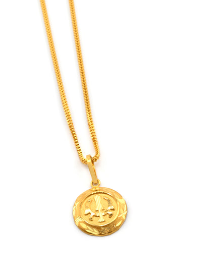22ct Gold Khanda Pendant