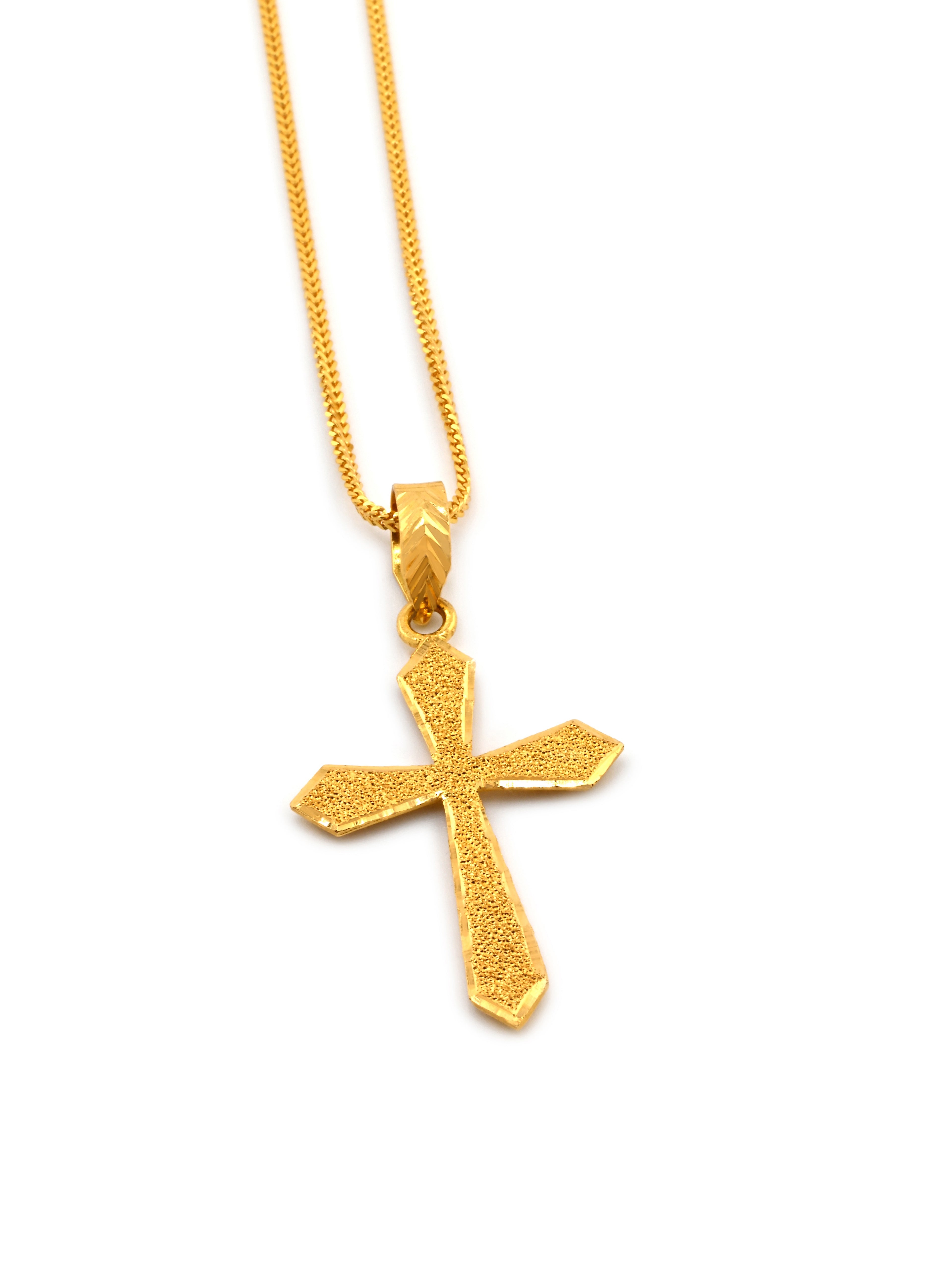 22ct Gold Cross Pendant