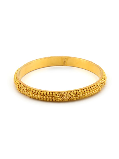 Exquisite 22ct Gold Filigree Pair Bangles
